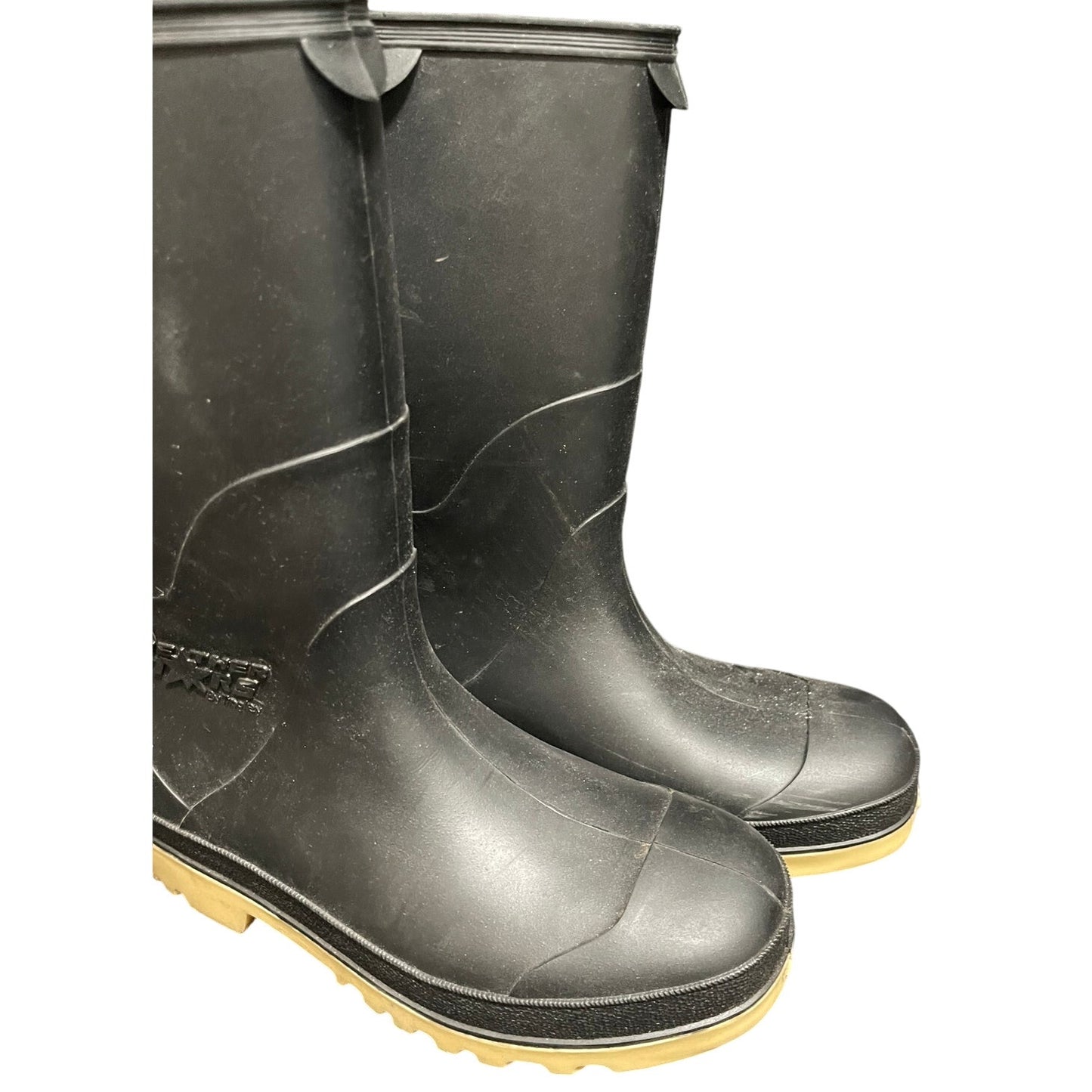 Tingley Weather Stars Black Rubber Rain Boots - Women's 6