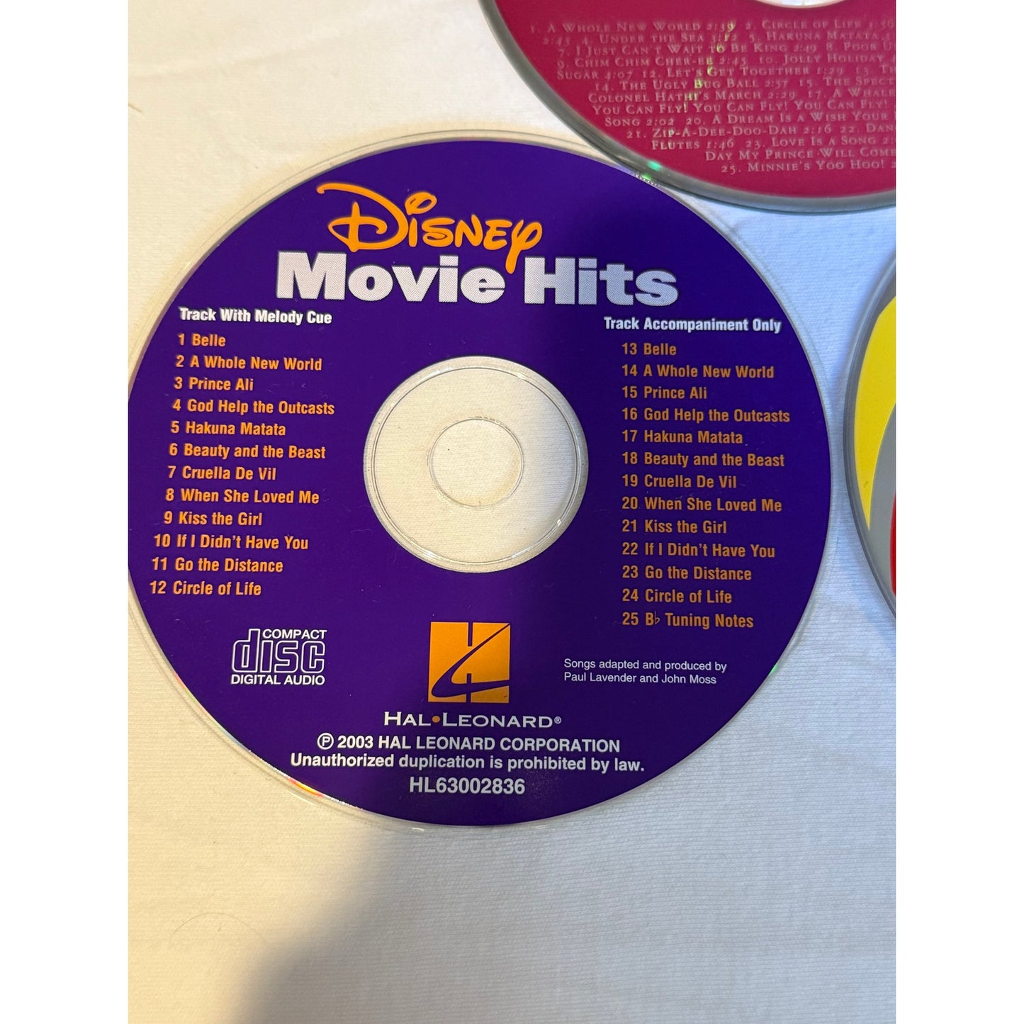 Disney CD Bundle - Classic Disney Volume 3, Disney Mania 2, Toonful CD's