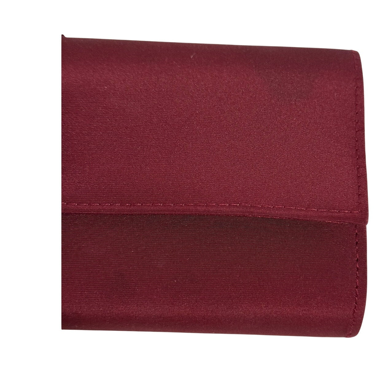 Deep Maroon Clasp Closure Clutch w/ Optional Shoulder Strap