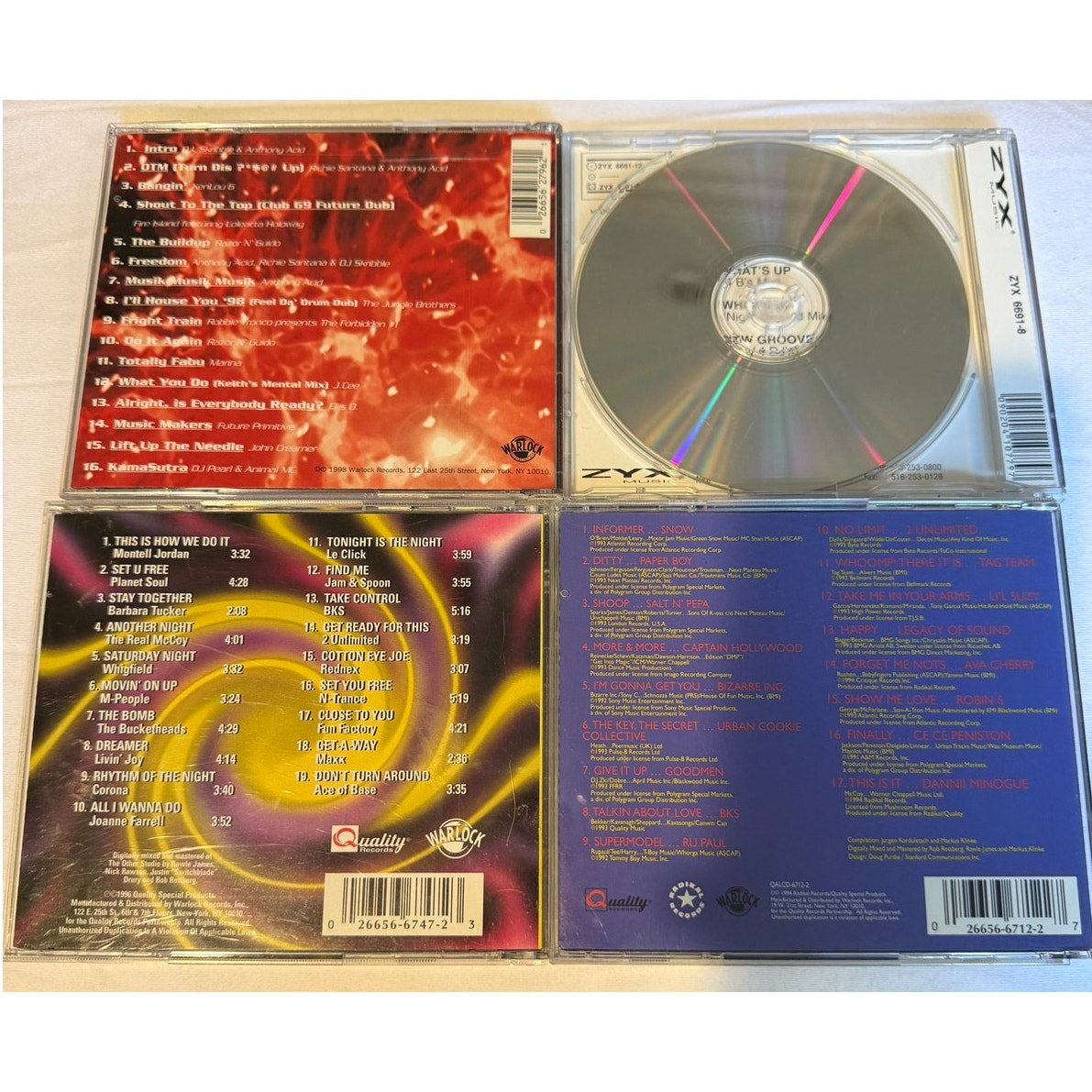 90's 00's Various Mix CD Album Bundle - 9 CD's - Dance, TV Hits, American Idol