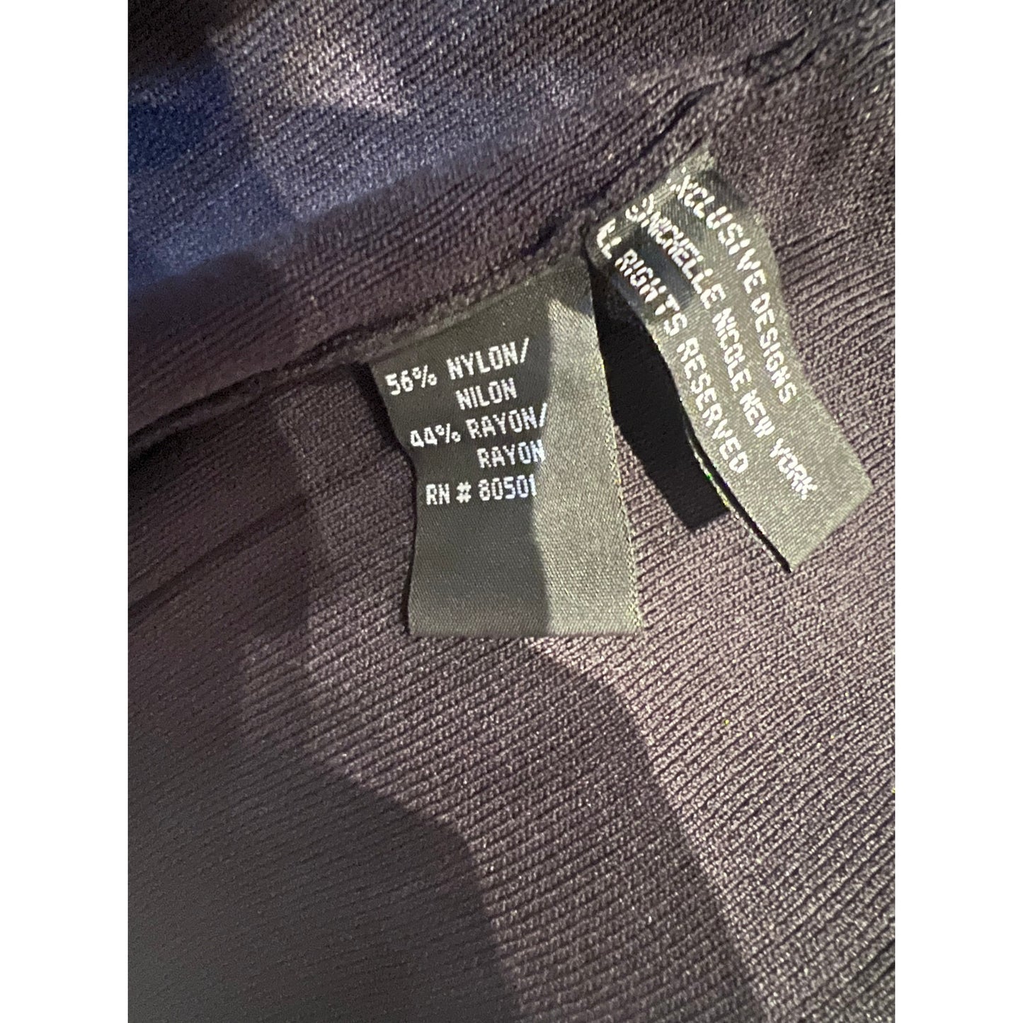 Y2K Vintage Michelle Nicole Black Zip Up