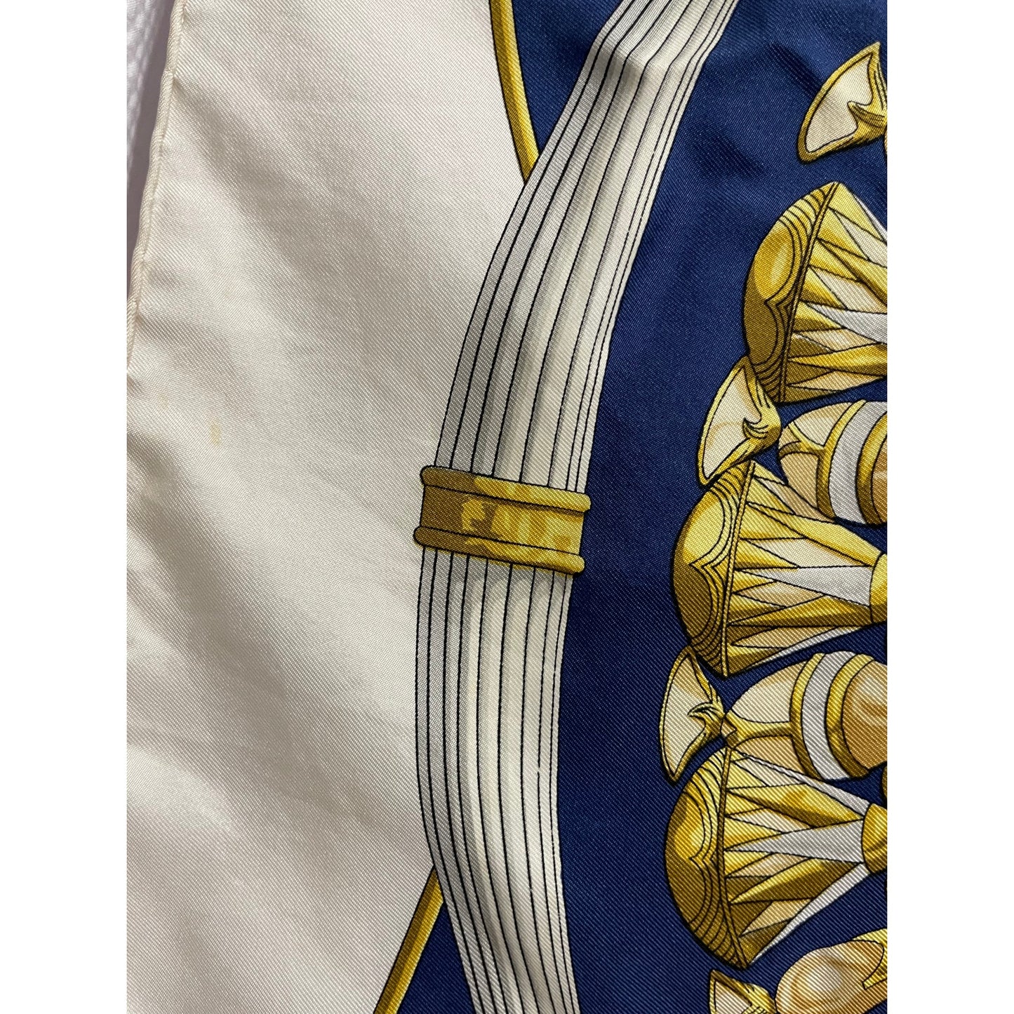 Vintage 1970 Hermes Silk Scarf - Egypte by Caty Latham - Original Box & Ribbon