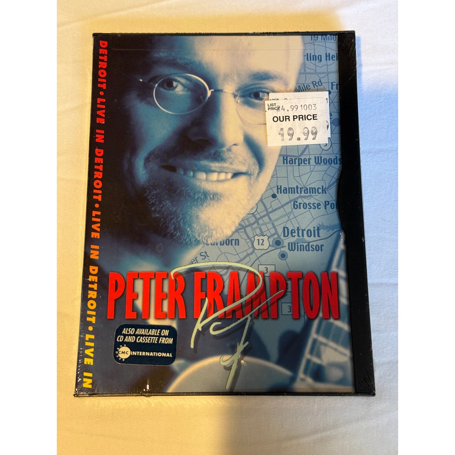 Peter Frampton: Live in Detroit DVD, 2000 - NEW SEALED