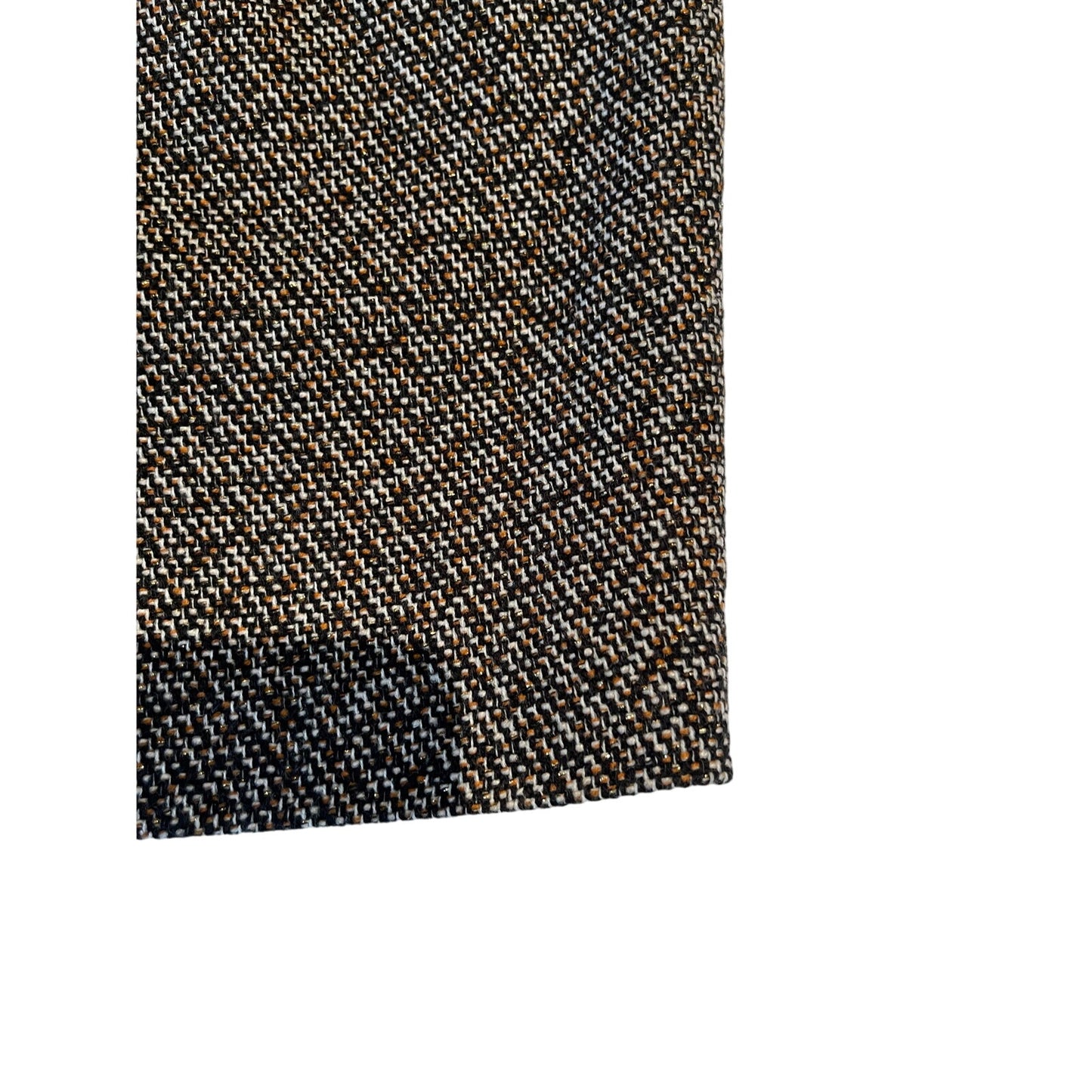Charter Club Petite - Knit Lined Gold Flecks - Pencil Midi Skirt Size 8 Petite