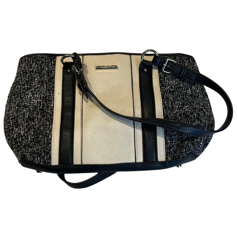 Dana Buchman Fabric & Vegan Leather Lined Shoulder Bag