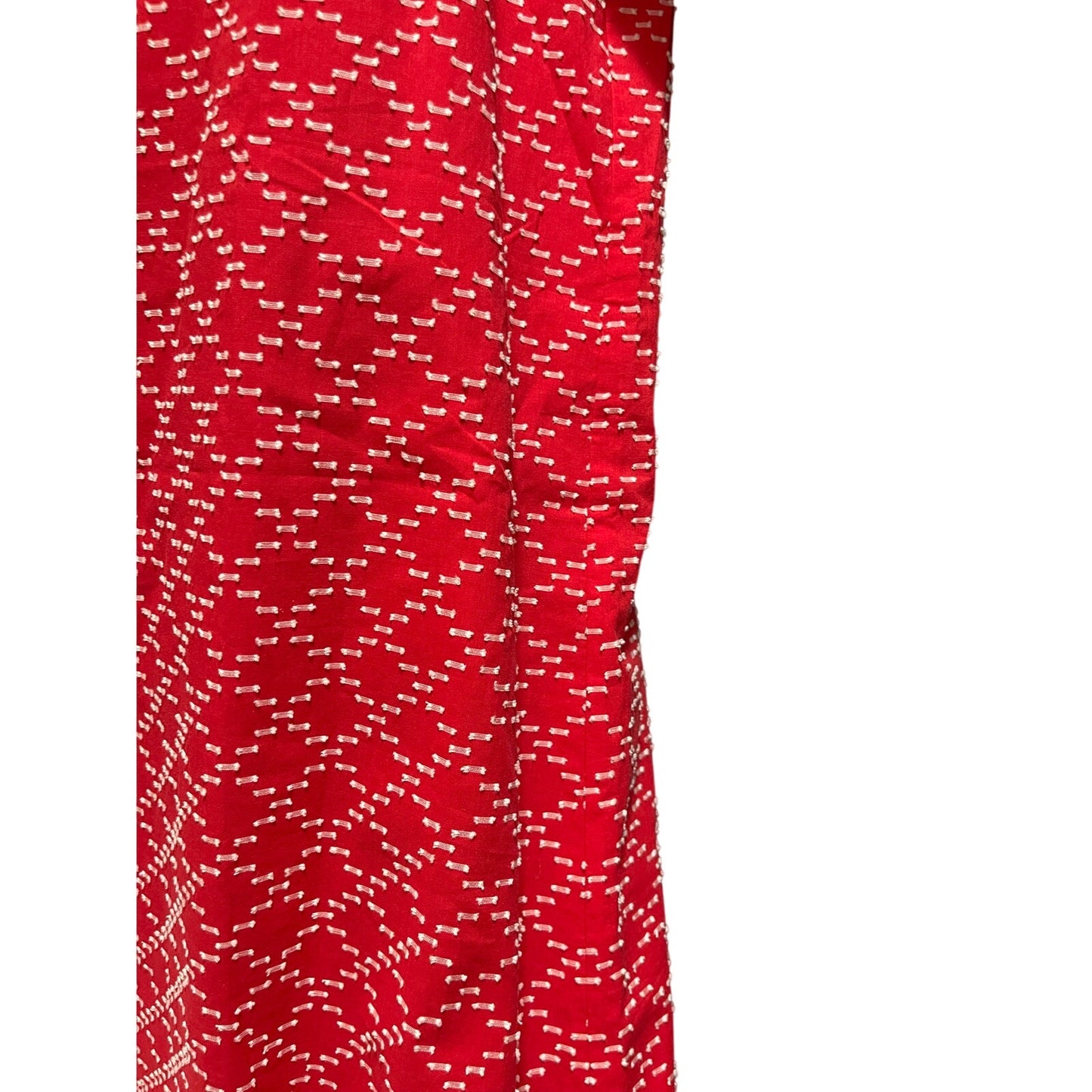 NWT Ann Taylor Red Cotton Sundress - Off Shoulder - Medium - $98 MSRP