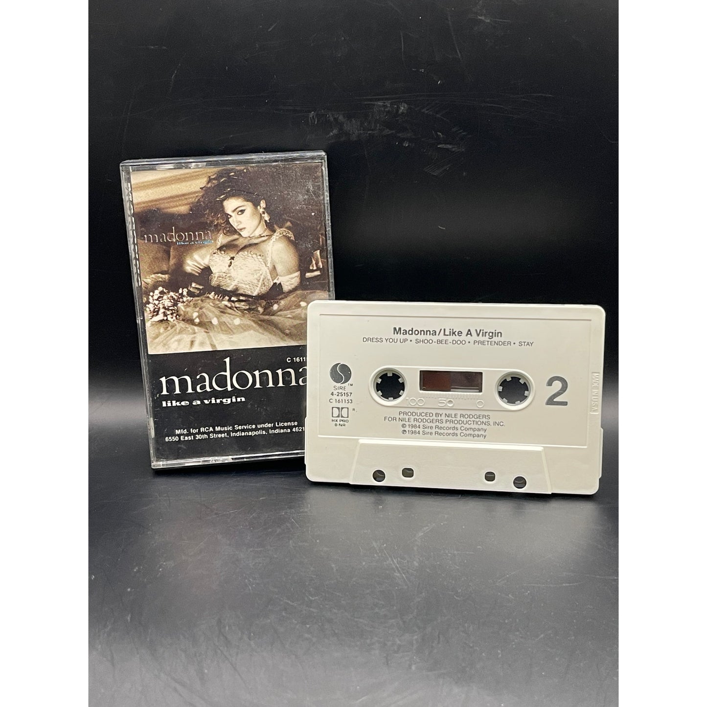 Madonna - Like a Virgin Cassette - Vintage - Original Insert