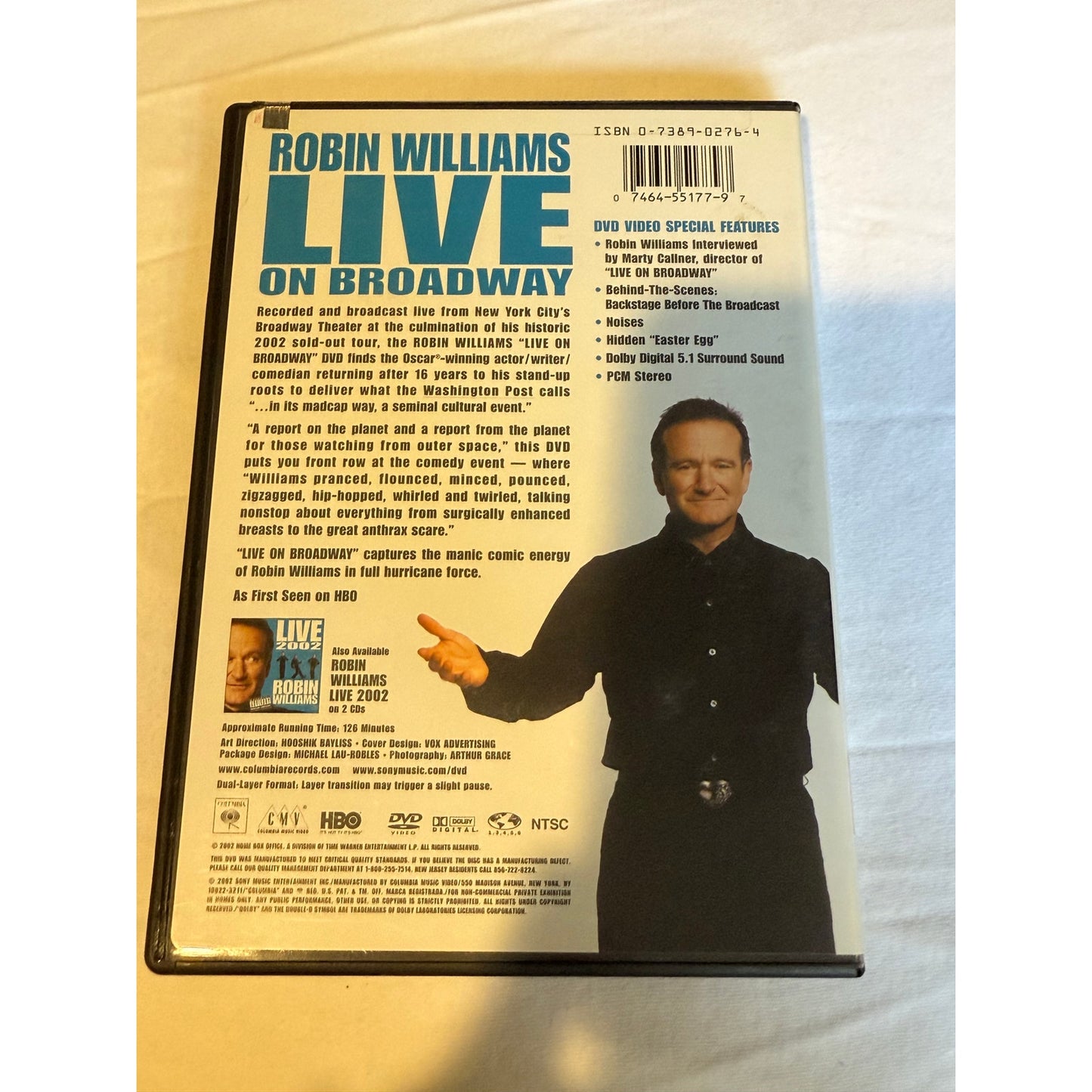 Robin Williams: Live On Broadway - DVD By Robin Williams