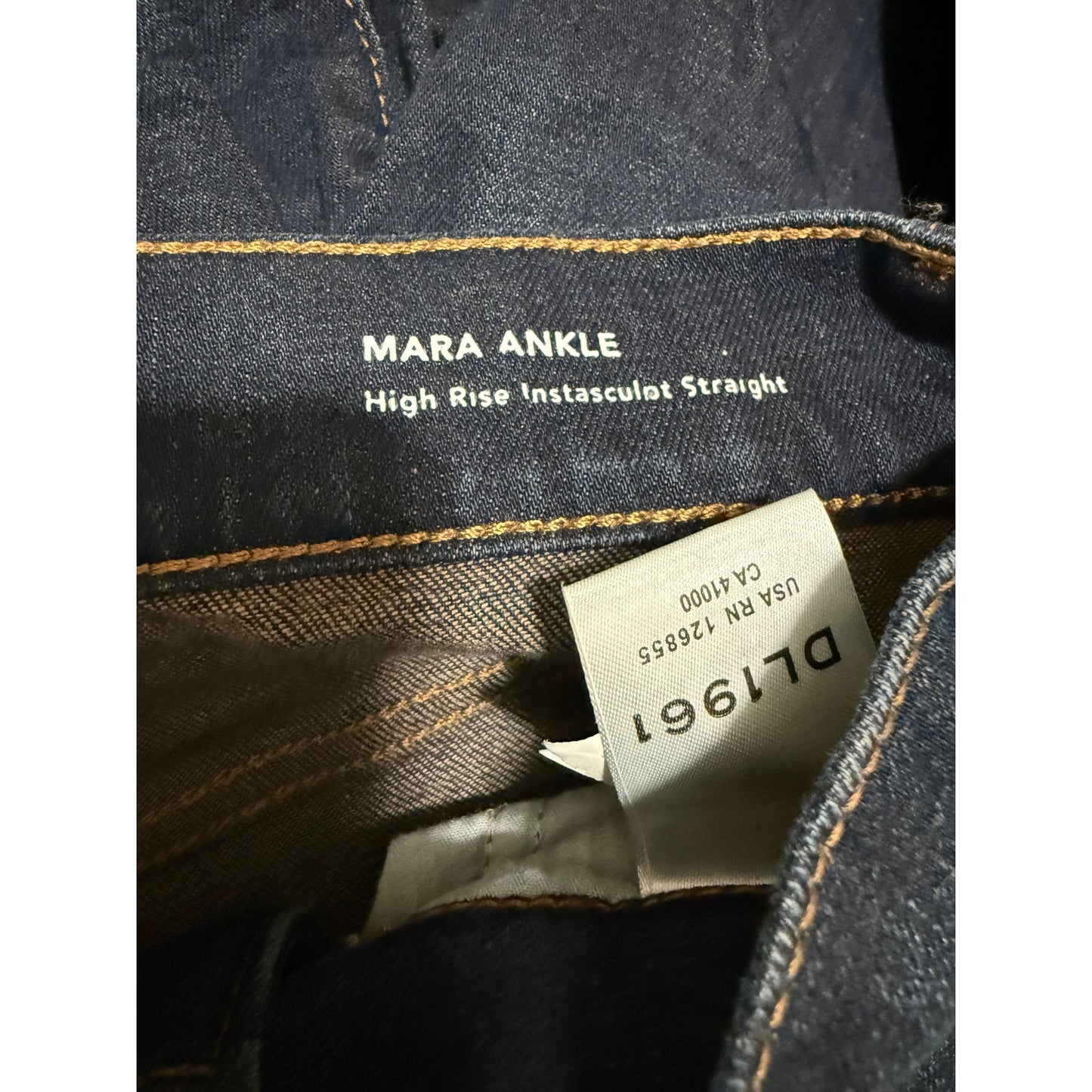 DL1961 Mara Ankle High Rise Sculpting Denim Jeans - Size 25