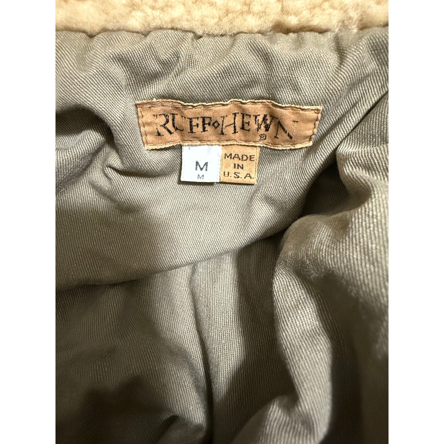 Vintage Ruff Hewn Thinsulate Size Medium Full Zip Jacket