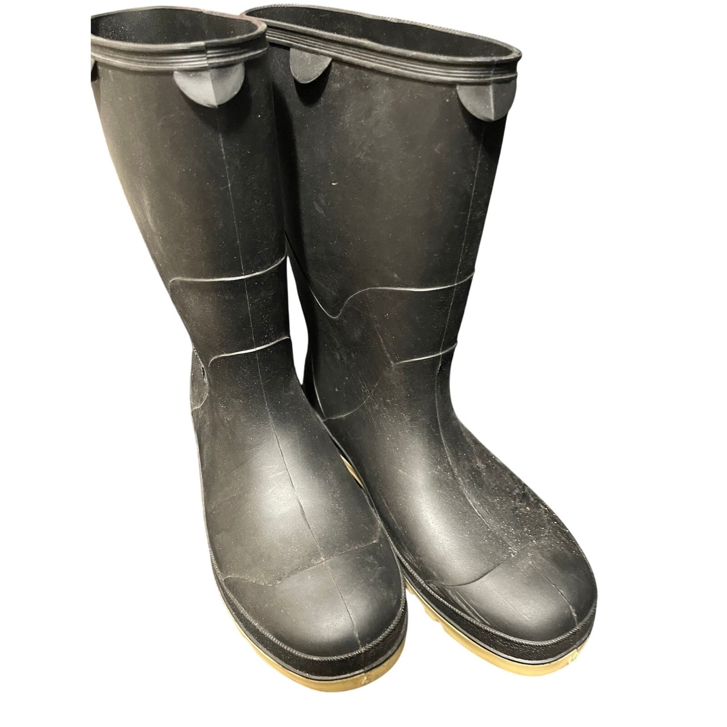 Tingley Weather Stars Black Rubber Rain Boots - Women's 6
