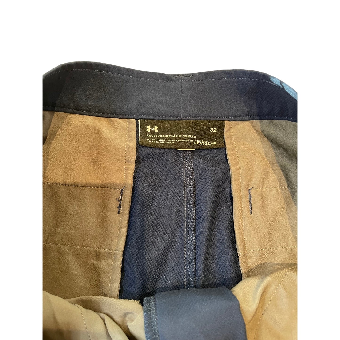 Under Armour Heat Gear Navy Blue Size 32 Golf Shorts