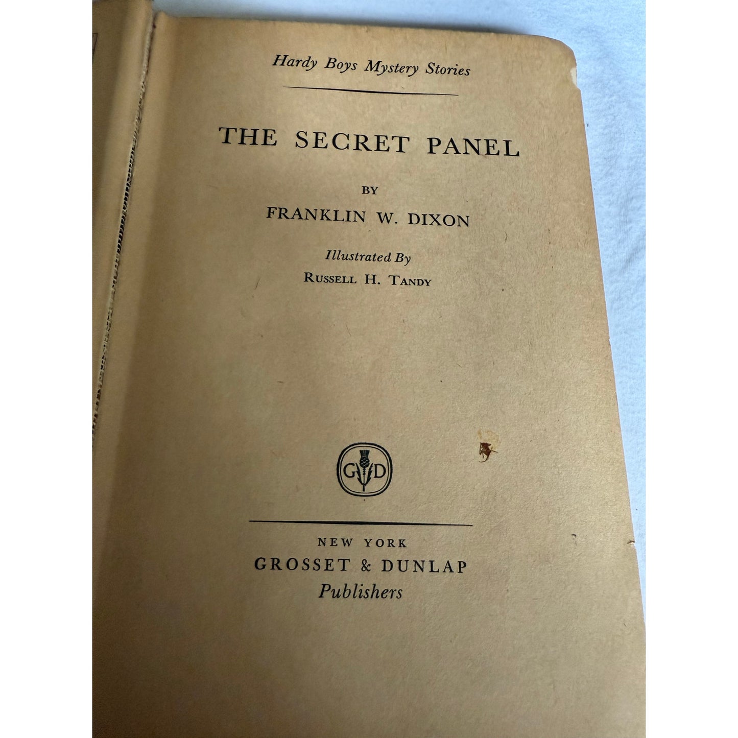 The Hardy Boys - The Secret Panel - Franklin W. Dixon - 1946 - Hardcover