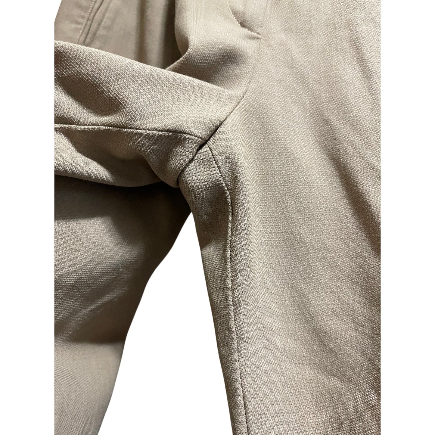 Vintage Calvin Klein 100% Wool Tan Dress Pants - High Waisted - Read Description
