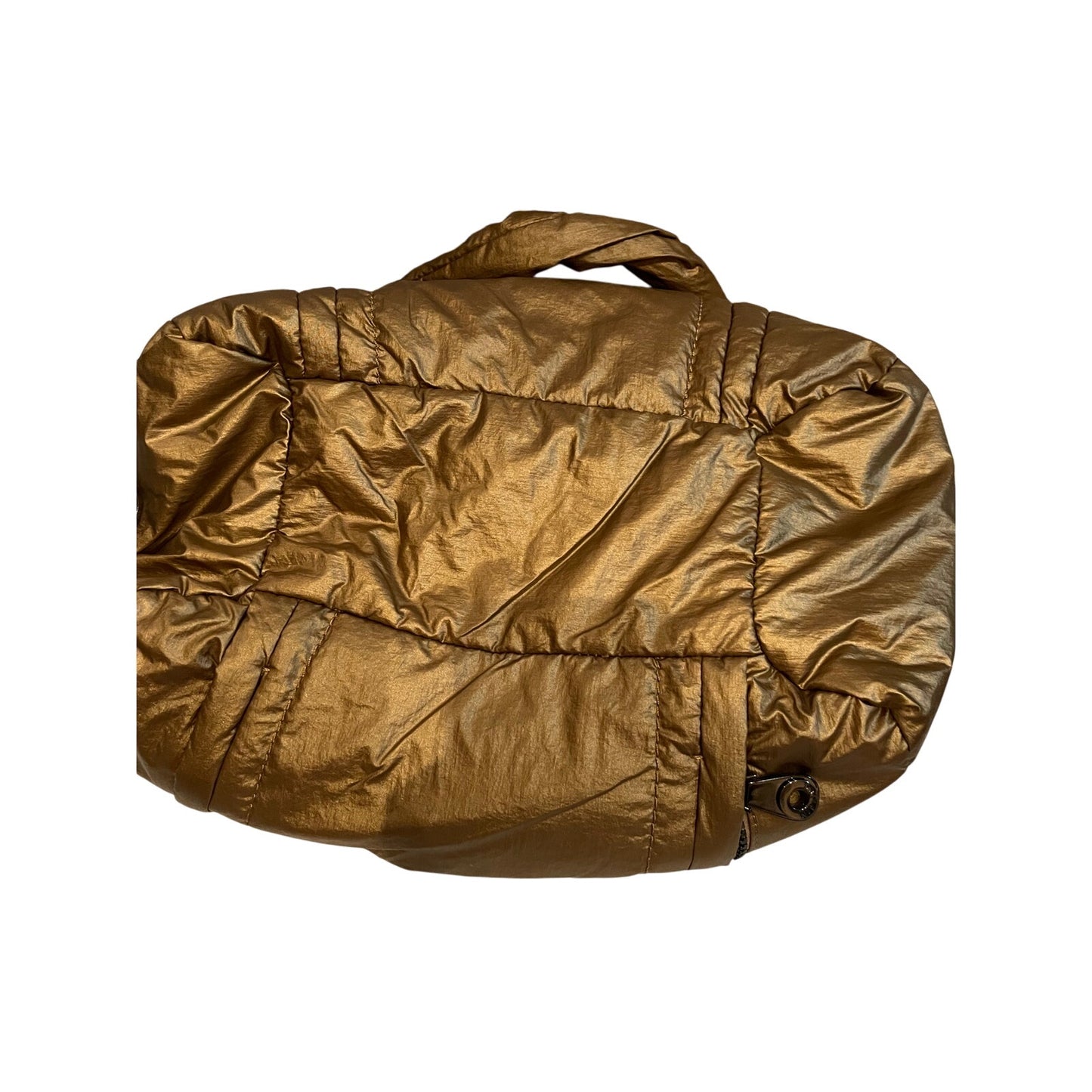 Kipling Metallic Gold / Bronze Puffy Padded Purse