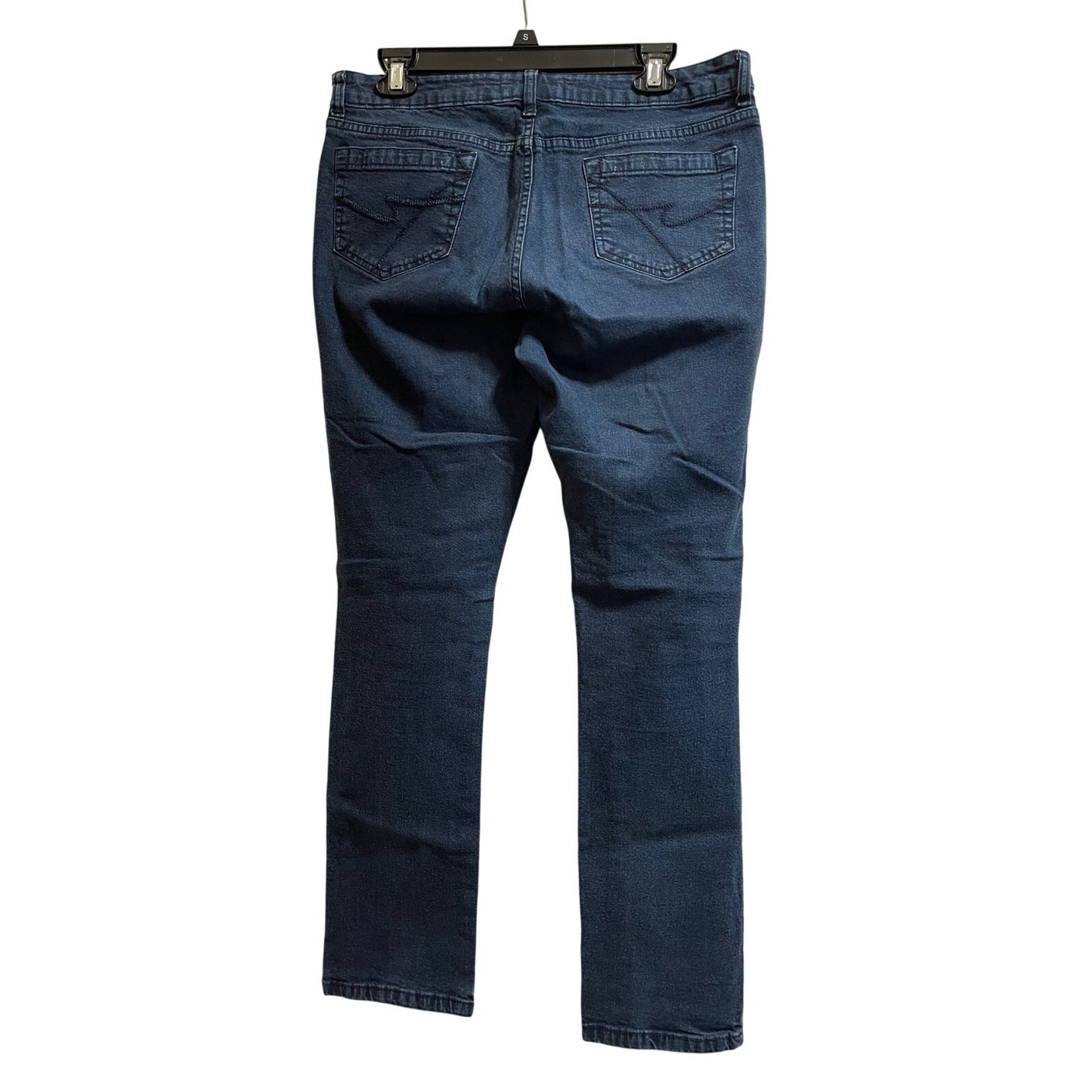 Kenneth Cole Reaction Straight Leg Size 12 Blue Jeans Women's