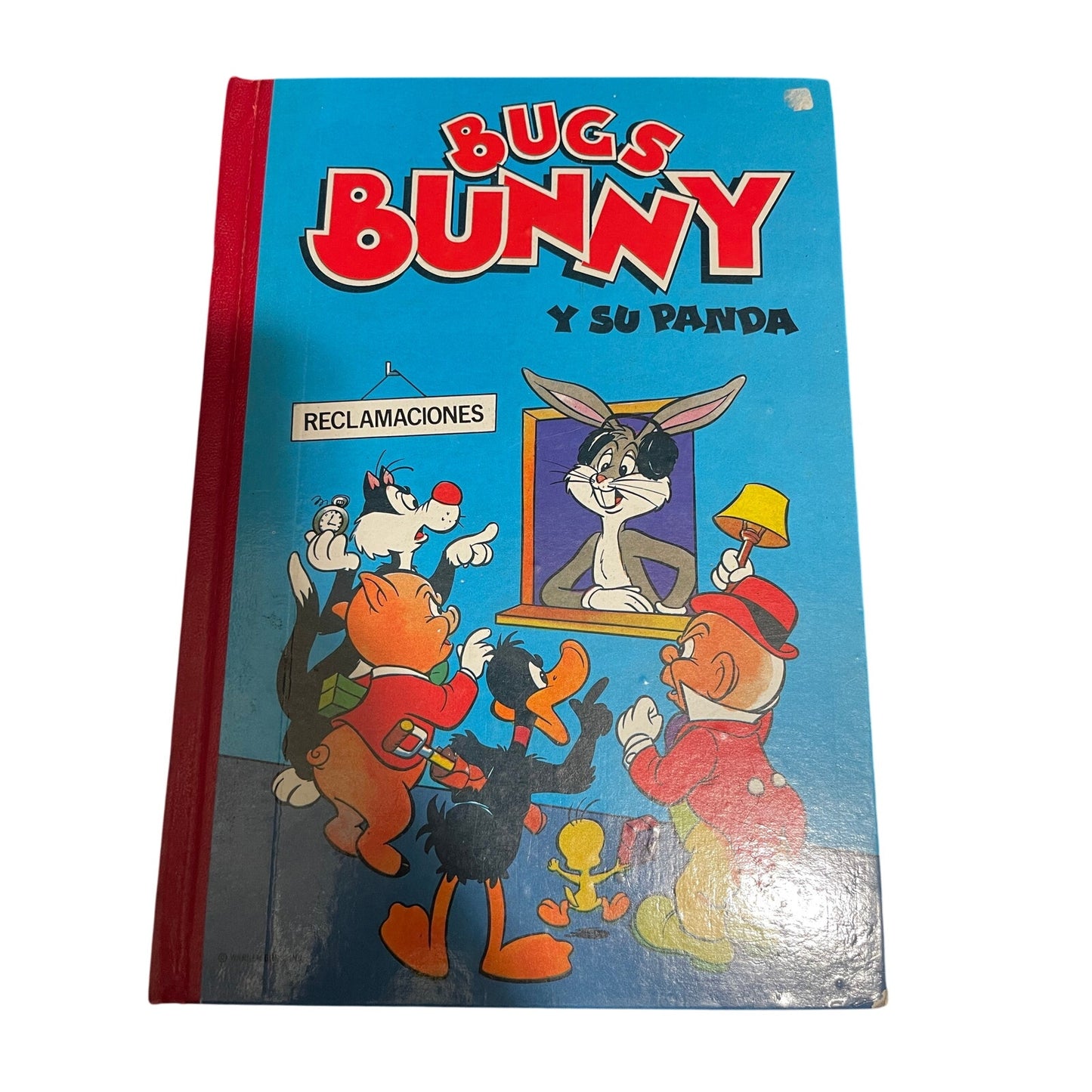 1984 Vintage Looney Tunes Bugs Bunny Daffy Duck Spanish Hardcover Comic Book