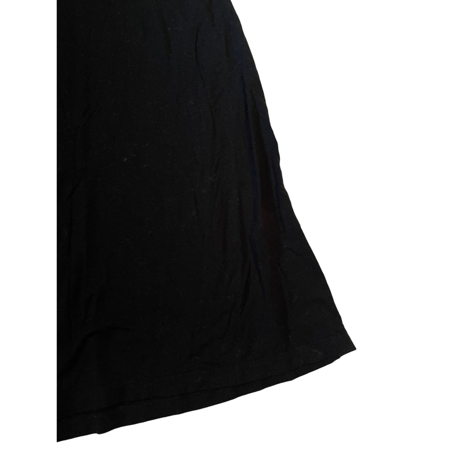 Adrienne Vittadini Size Medium Black Cap Sleeve Square Neck Dress