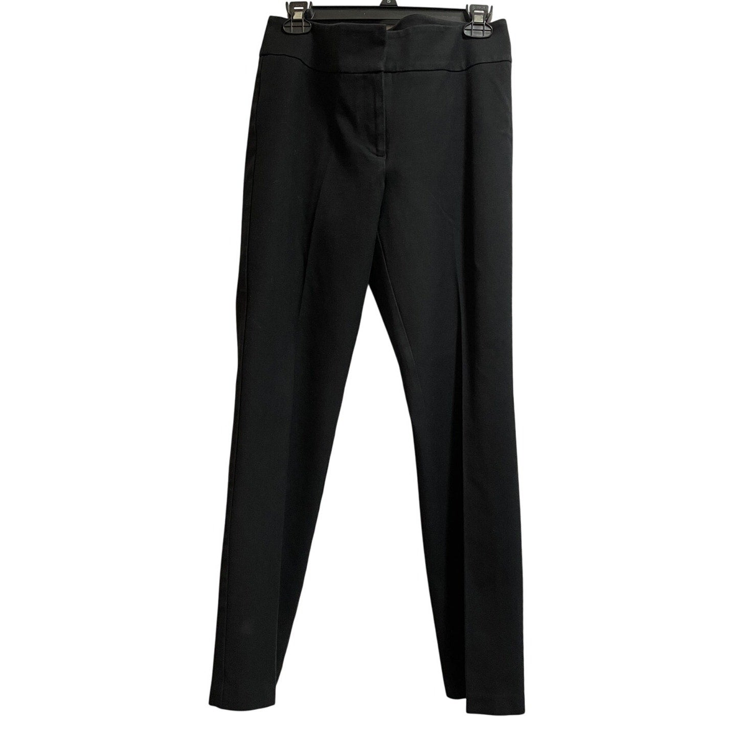 Chico's Size 10 Black Straight Dress Pants - Front Pleat
