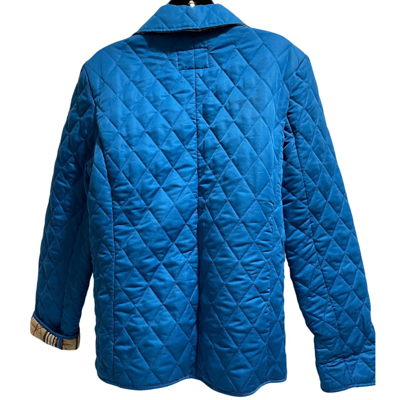 Selene Sport Blue Quilted Jacket Size Medium