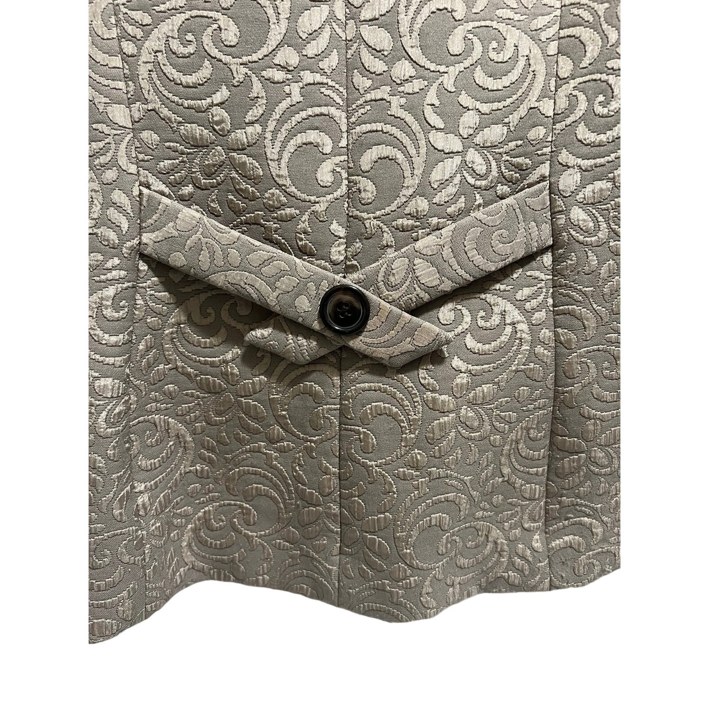 Jones New York - 3 Button - Paisley Print Lined Jacket - Vintage