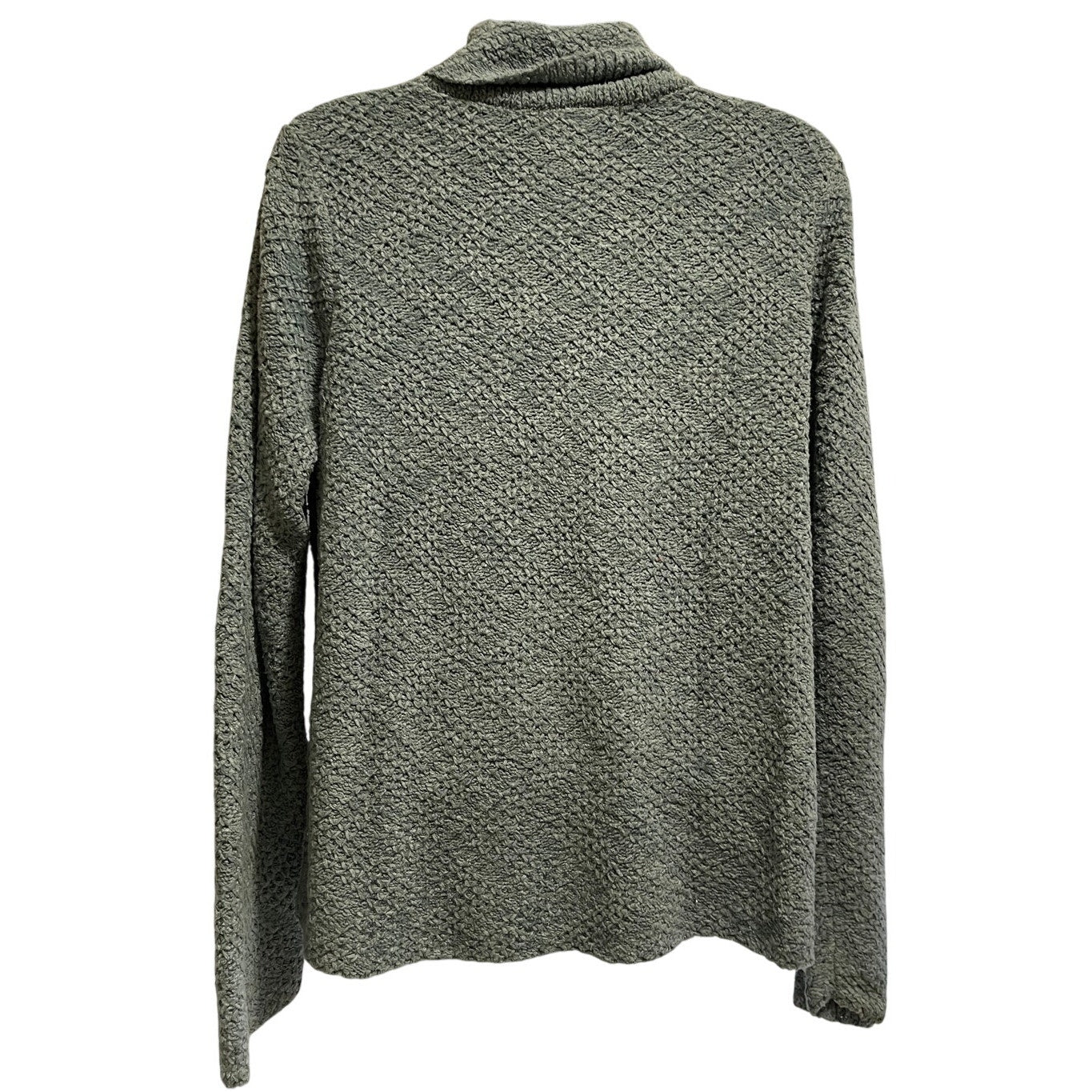 Vintage Sigrid Olsen Blue Cowl Neck Knit Sweater - Size Medium