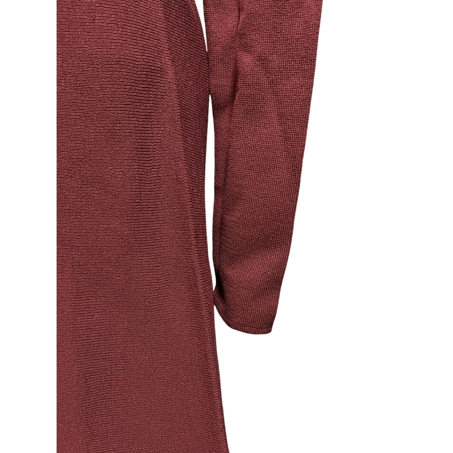 The Drop Size Small Long Sleeve Maxi Dress w/Belt - NWT - Maroon