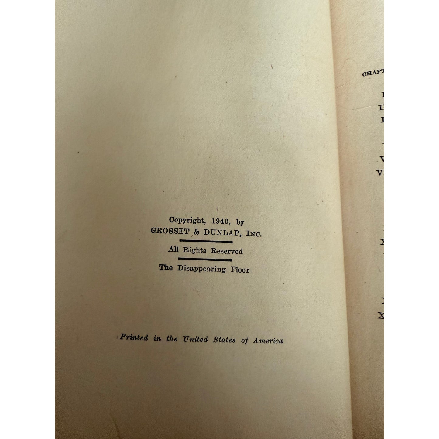 The Hardy Boys - The Disappearing Floor - Franklin W. Dixon - 1940 - Hardcover