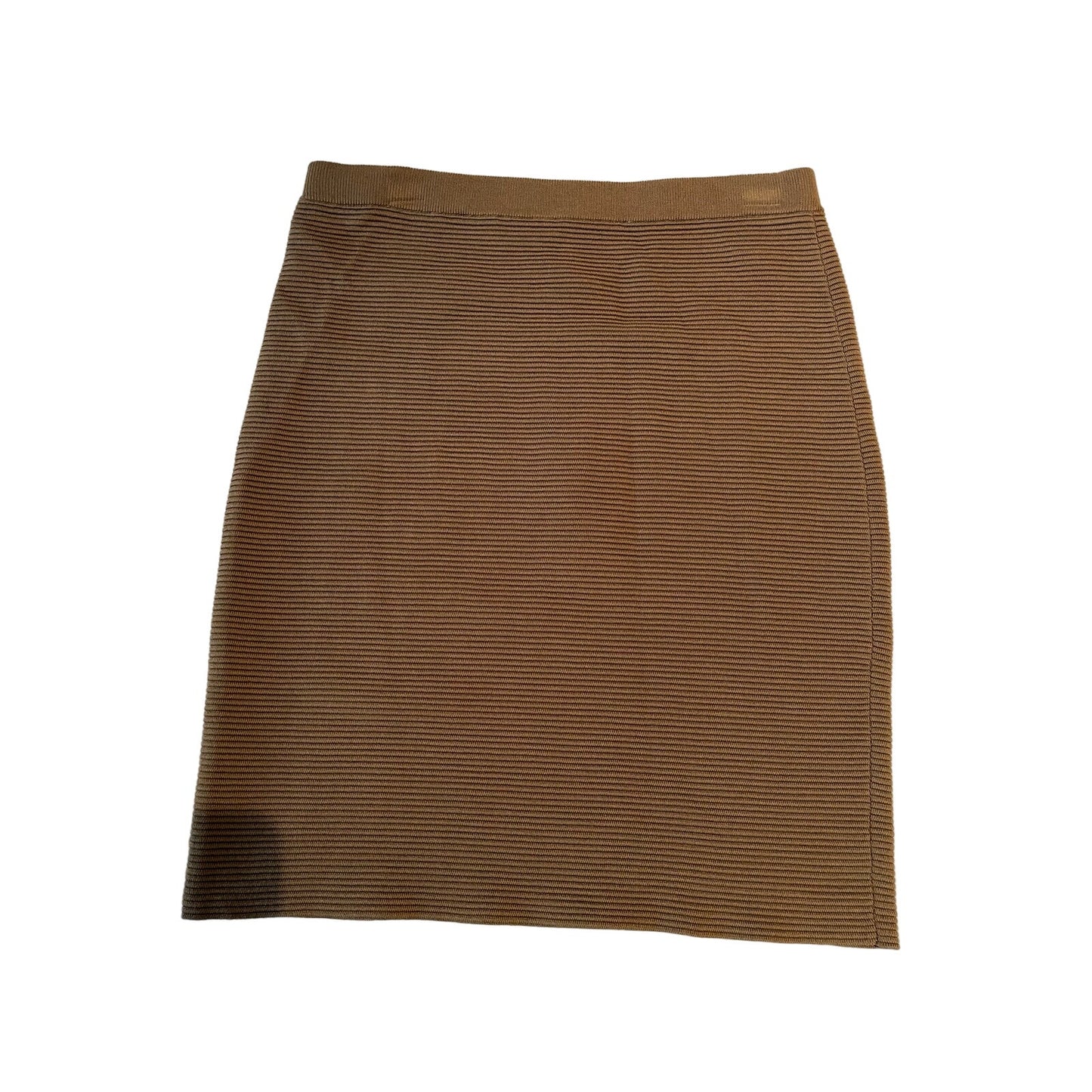 Carmen Marc Valvo - Medium - Green Ribbed Pencil Skirt