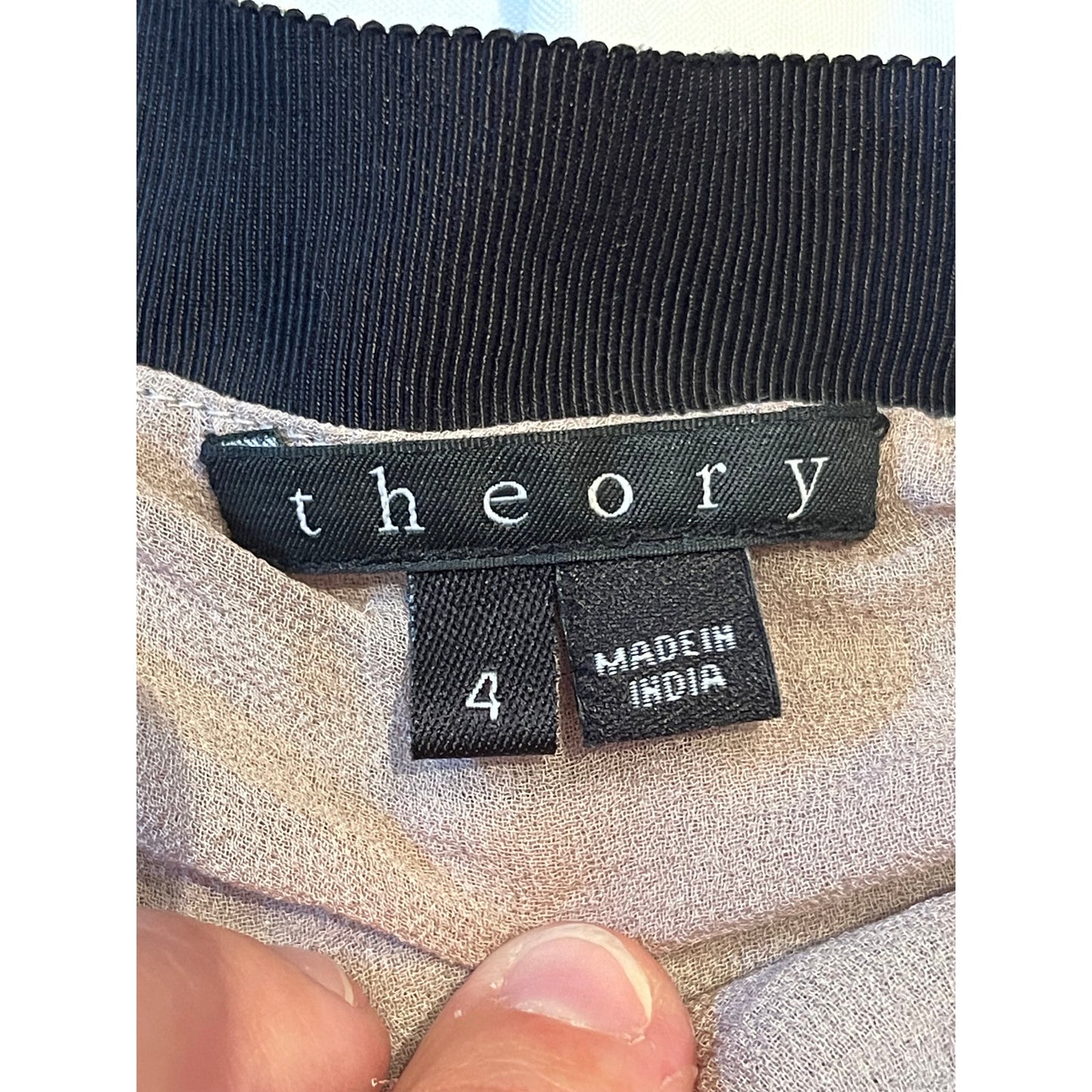 Theory Roxanne Spread Sequined Mini Skirt - Size 4 - Silver