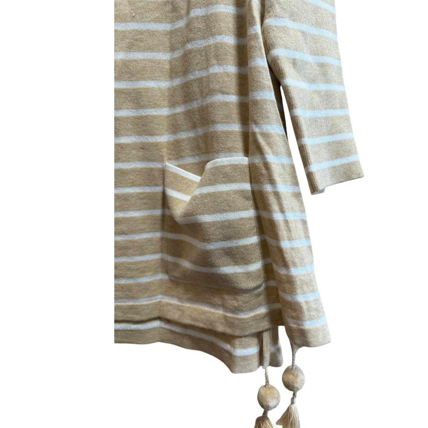 Lilly Pulitzer Elba Sweater Coastal Shell Stripe CoolMax - Medium NWT $138 MSRP