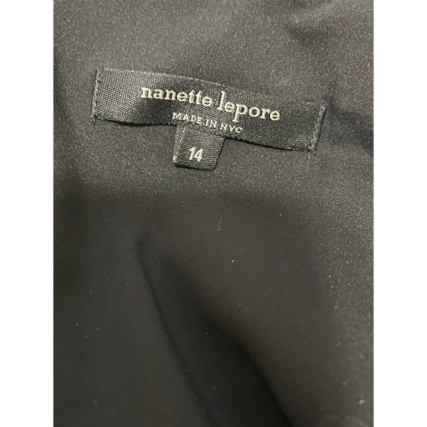 Nannette Lepore Size 14 Gray Midi Pencil Skirt