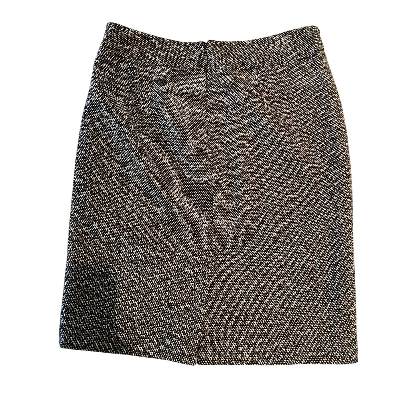 Charter Club Petite - Knit Lined Gold Flecks - Pencil Midi Skirt Size 8 Petite