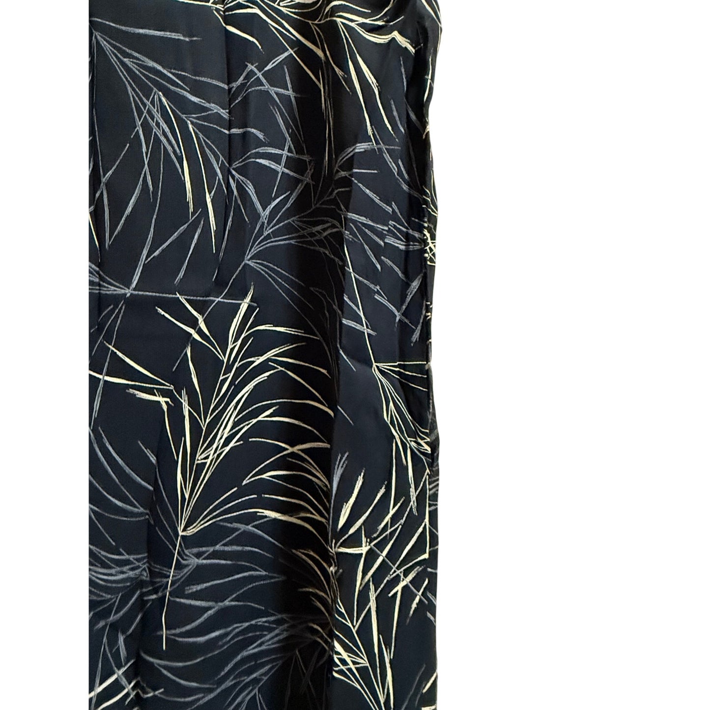 Vintage Ballinger Gold Abstract Maxi Skirt - Size Medium