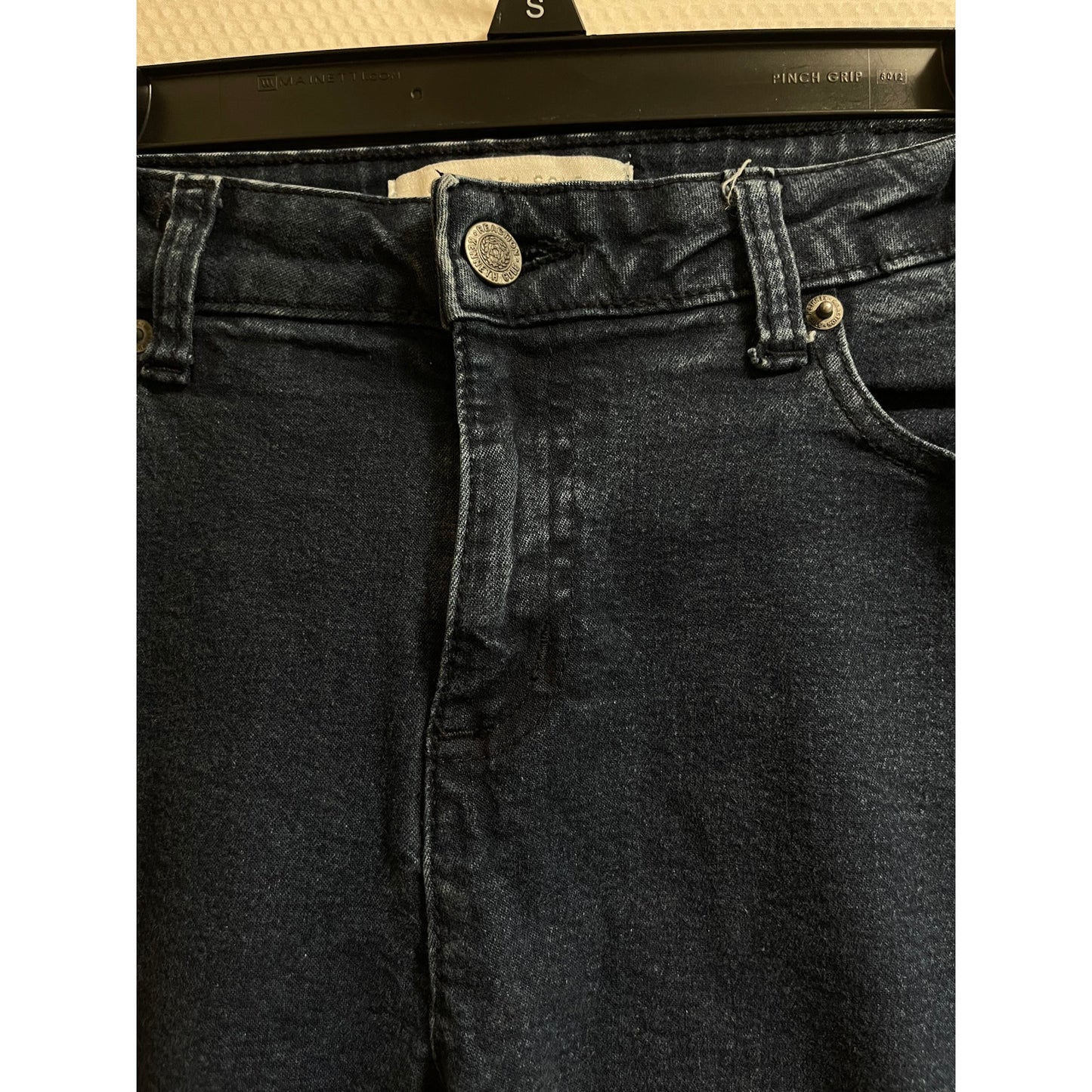 Kenneth Cole Reaction Straight Leg Size 12 Blue Jeans Women's