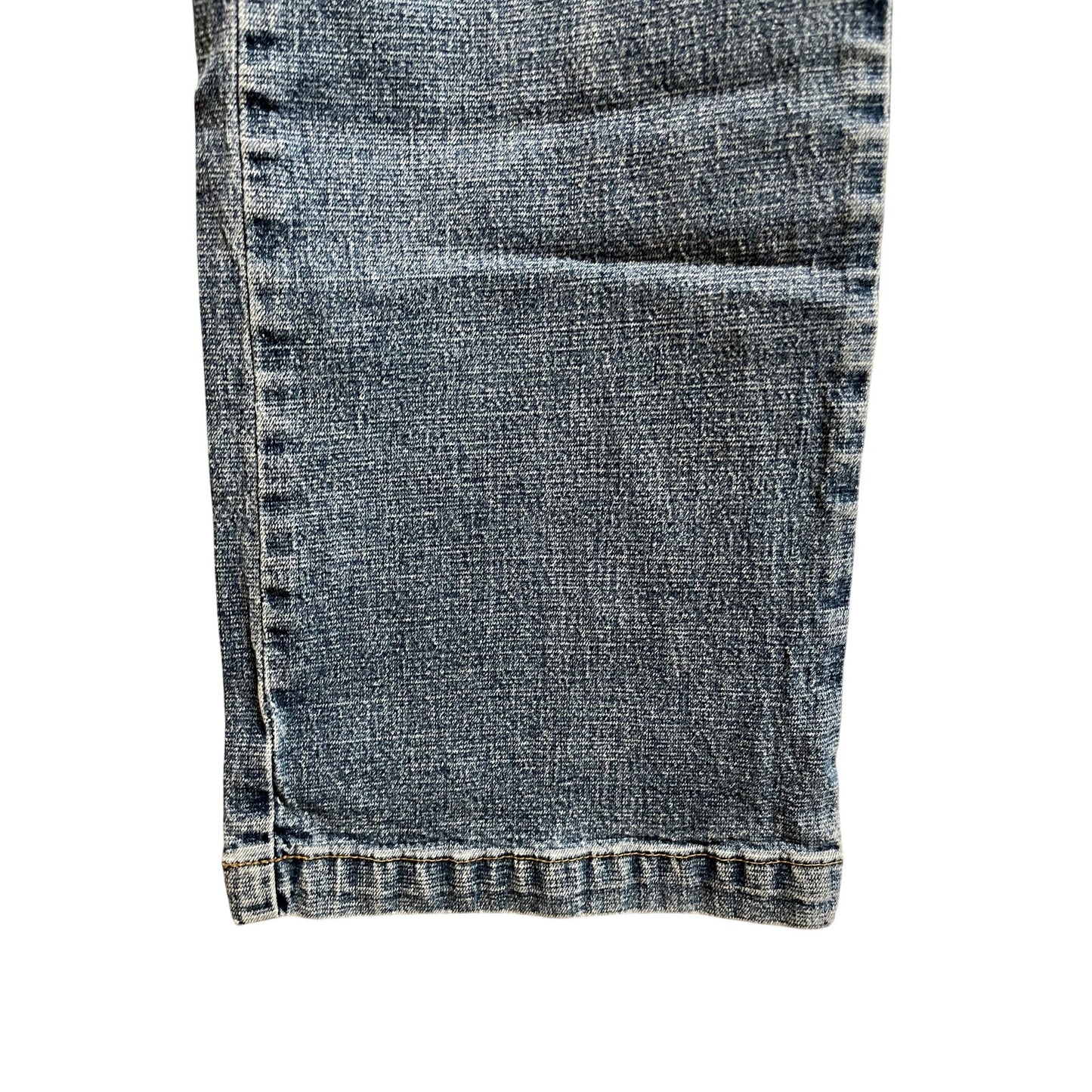 Style & Co Petite 12 Cotton Blend Blue Straight Leg Jeans