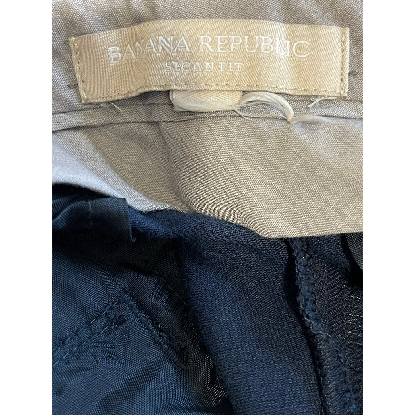 Banana Republic Sloan Fit Blue Dress Pants - Straight Leg