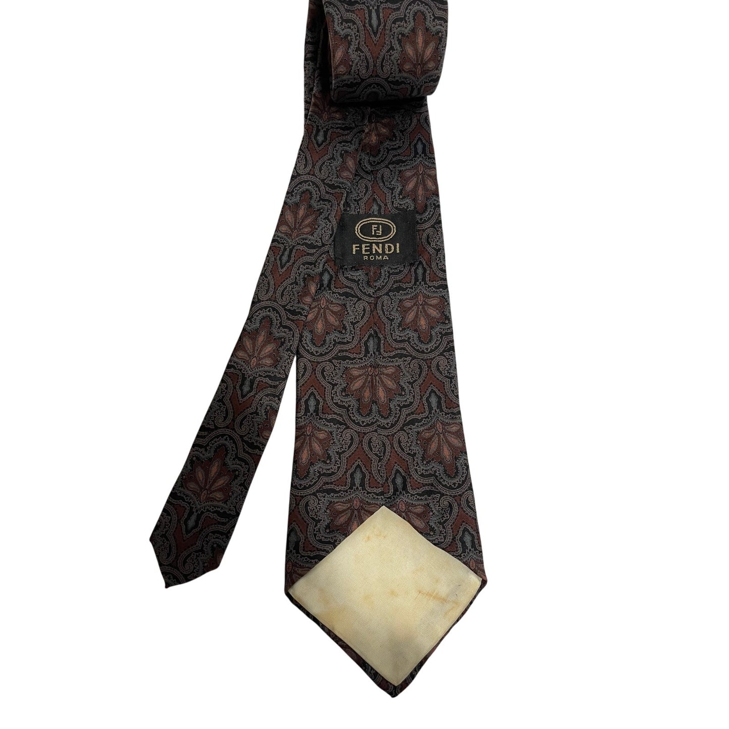 Vintage Fendi Retro Designer Necktie Men's Tie Retro
