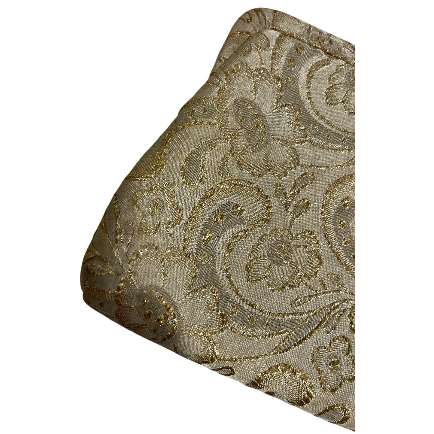 Vintage 1960's Mel Ton Gold Lace Clutch