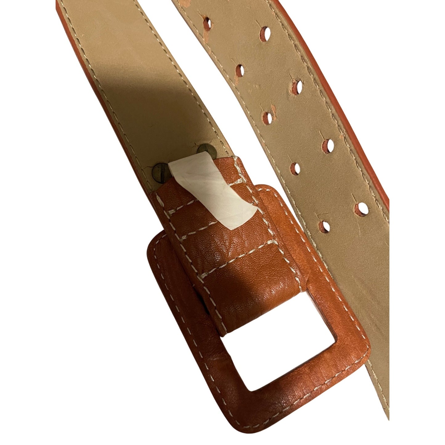 Talbotts Brown Leather Belt - Size Large Womens