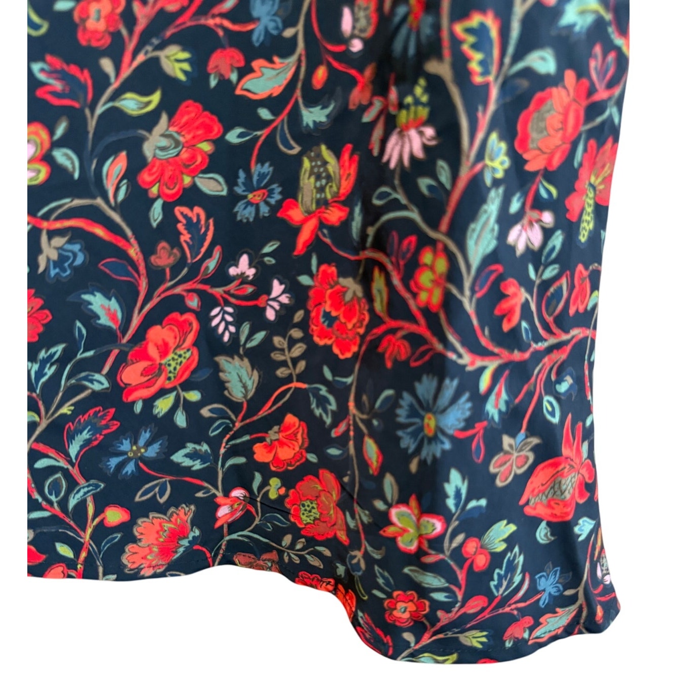 Rhode Tommy Skirt Black Vichy Rose Midi Skirt - NWT - Size 12 - $355 MSRP