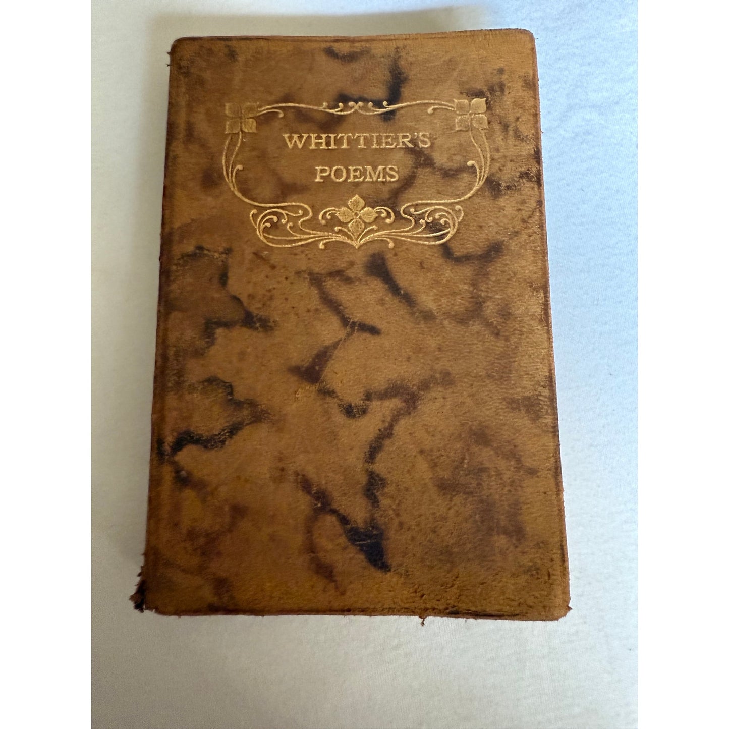 Whittier's Poems - John Greenleaf Whittier - 1893 - Leather Bound
