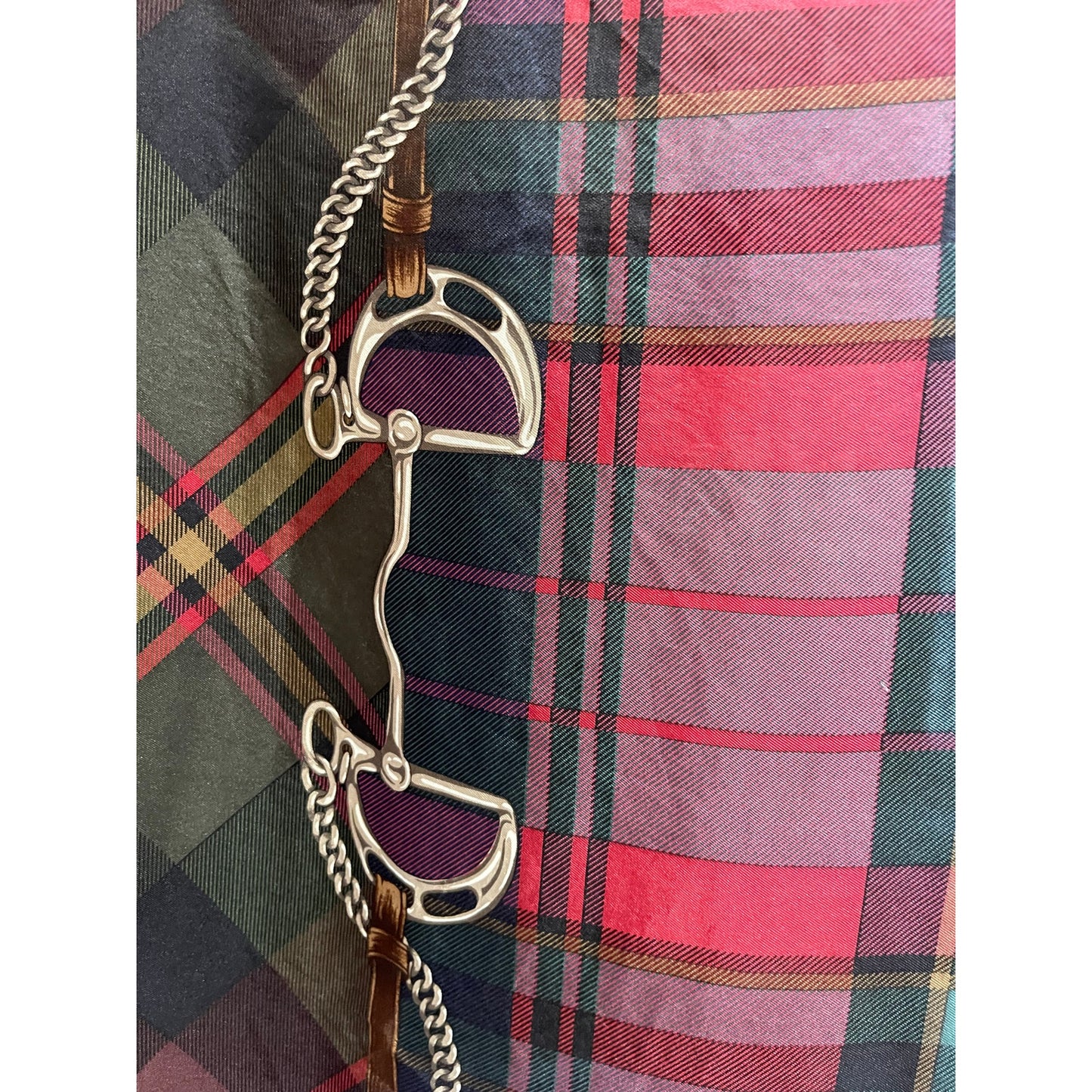 Vintage Ralph Lauren Emblem Silk Scarf - Designer - Women's Square