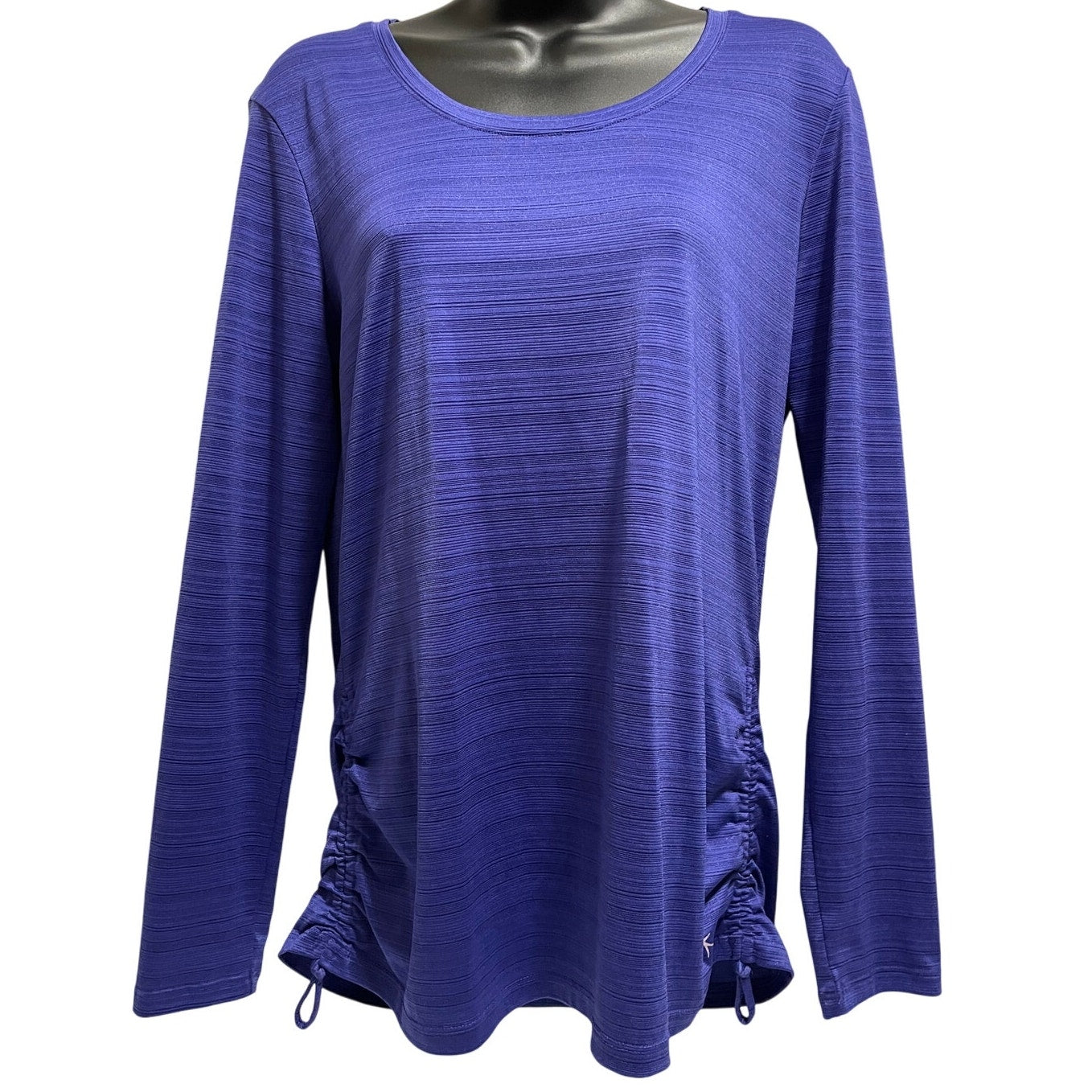 Danskin Now Purple Long Sleeve Athletic Shirt - Size Medium