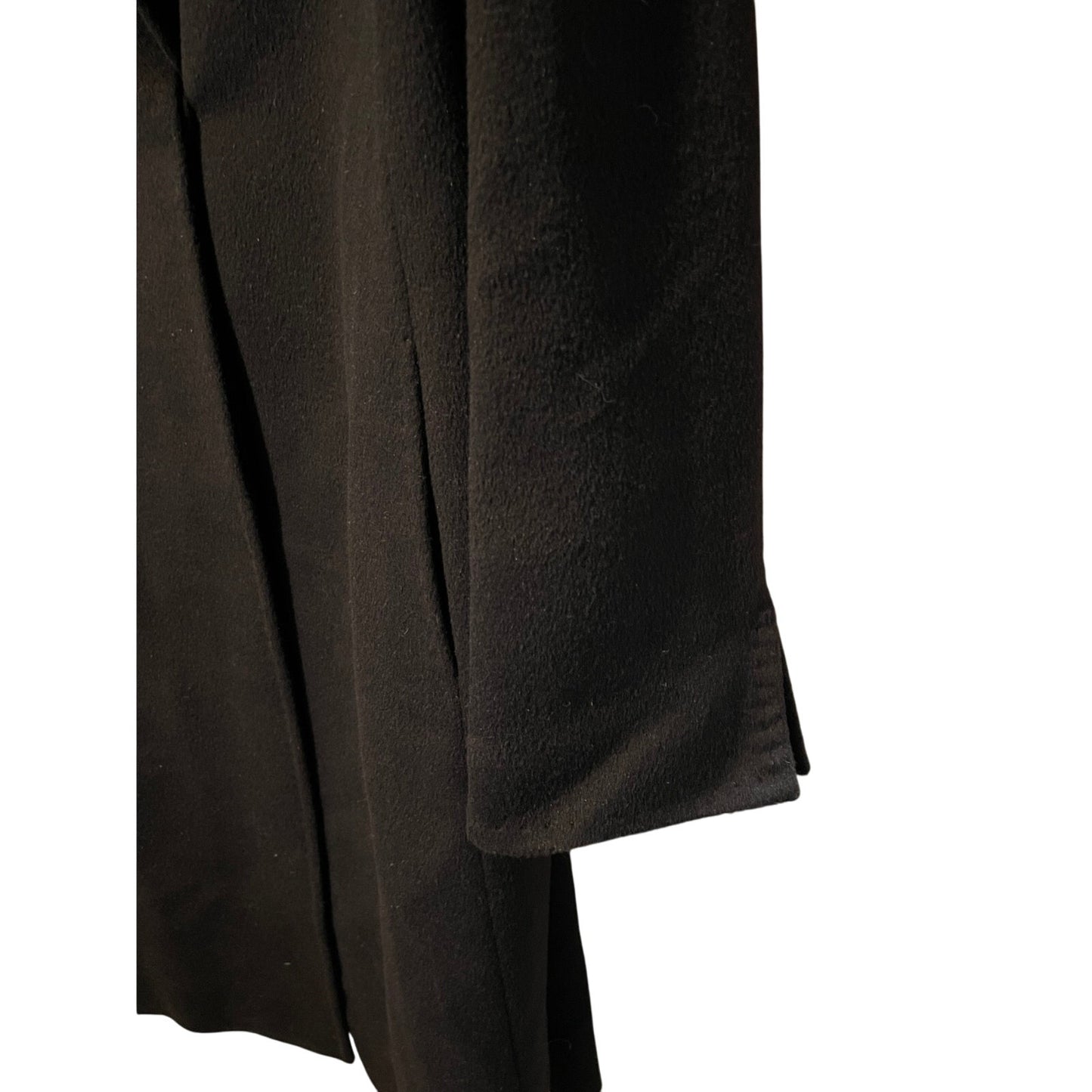 Cinzia Rocca Italian Wool & Angora Dark Chocolate Brown Over Coat