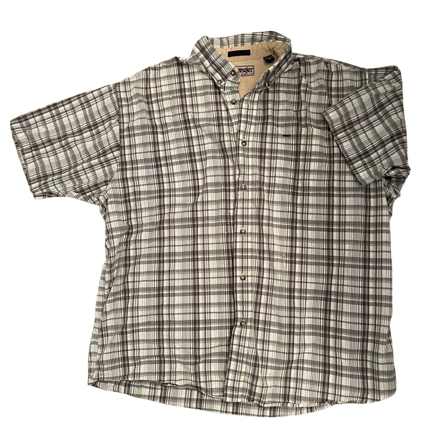 Wrangler Hero Plaid Button Up Shirt