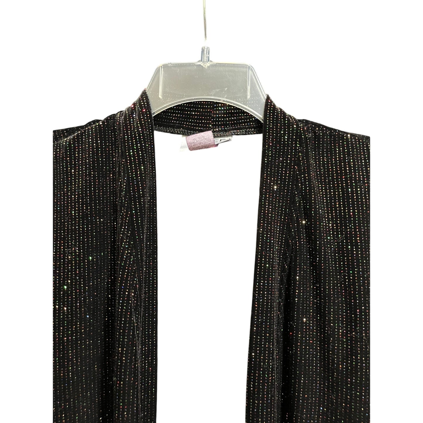 Vintage Graff Petite Size Small Black with Multicolor Sparkles Cardigan