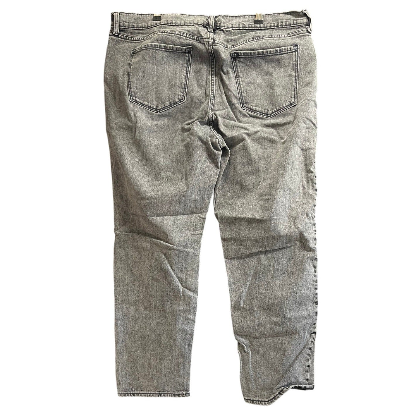 Old Navy Boyfriend Mid Rise Dark Gray / Black Denim Jeans - Size 16