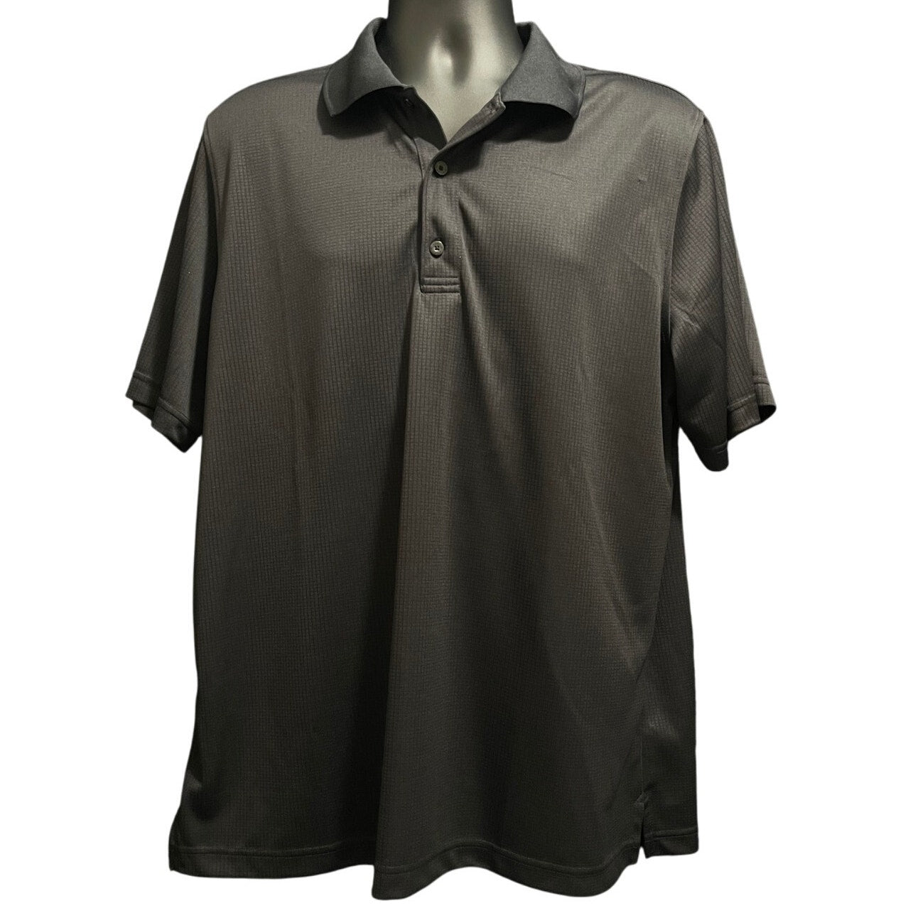 Izod Golf X-Treme Function Black Polo - Men's Large