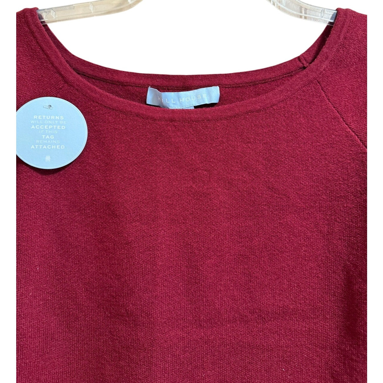 Hill House The Maude Sweater in Dark Cherry - NWT - Size Small